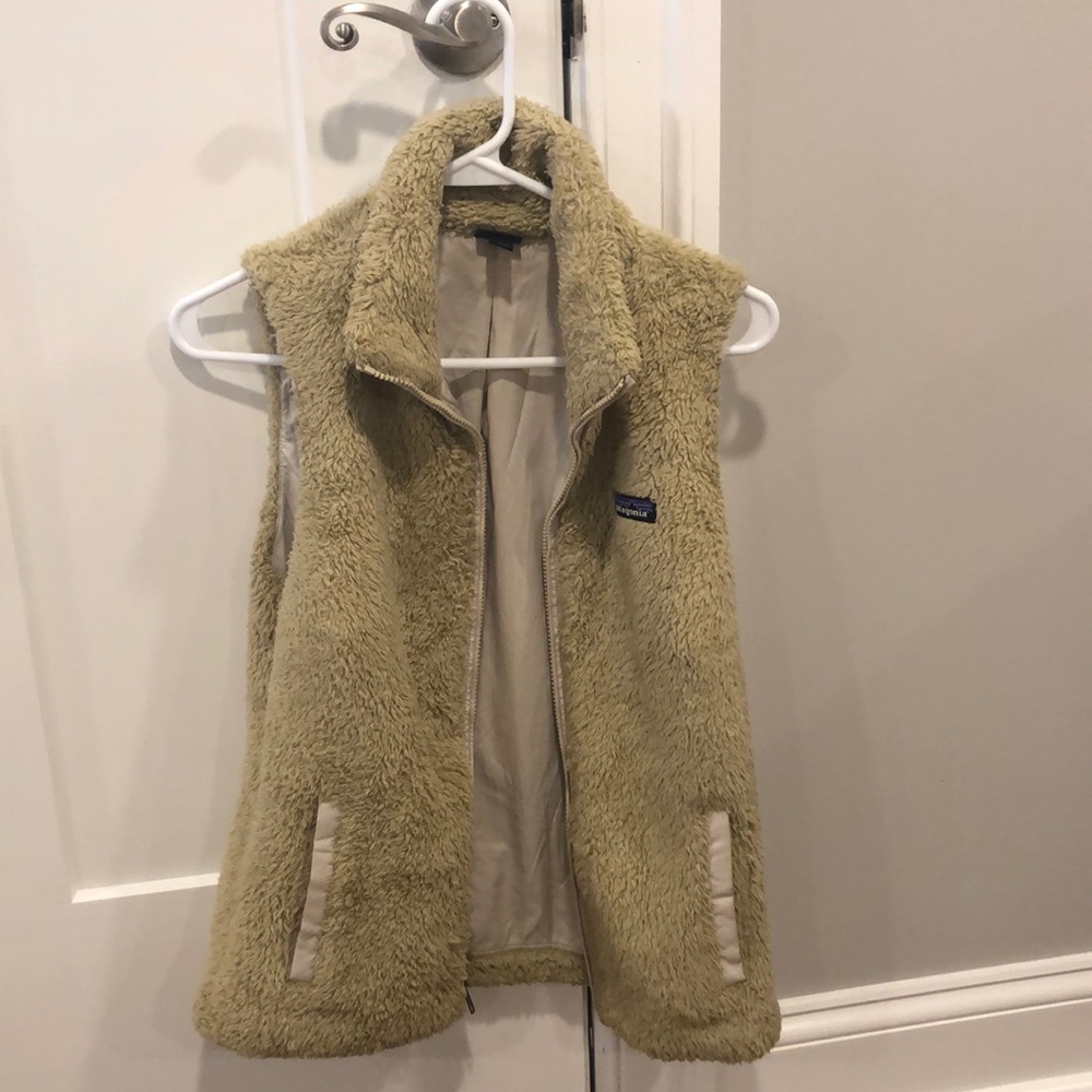 Patagonia Cream Fleece Vest